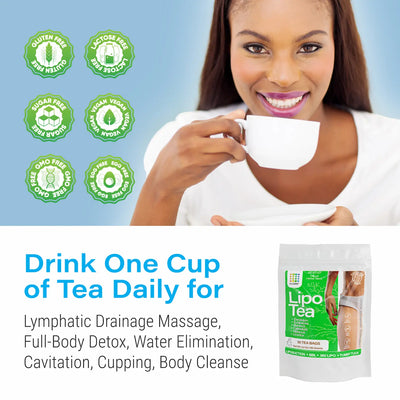 Liposuction Tea: Lymphatic Drainage Natural Herbal Tea
