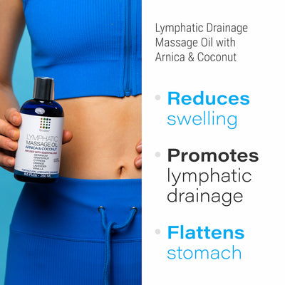Lymphatic Massage Oil with Arnica & Coconut