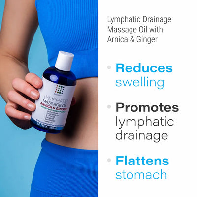 Lymphatic Massage Oil with Arnica & Ginger