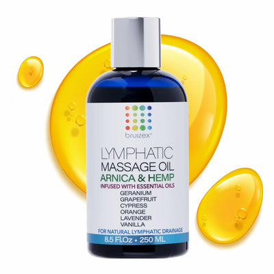 Lymphatic Massage Oil with Arnica & Hemp