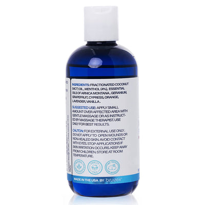 Lymphatic Massage Oil with Cooling Menthol (Wholesale) | 25 Bottles