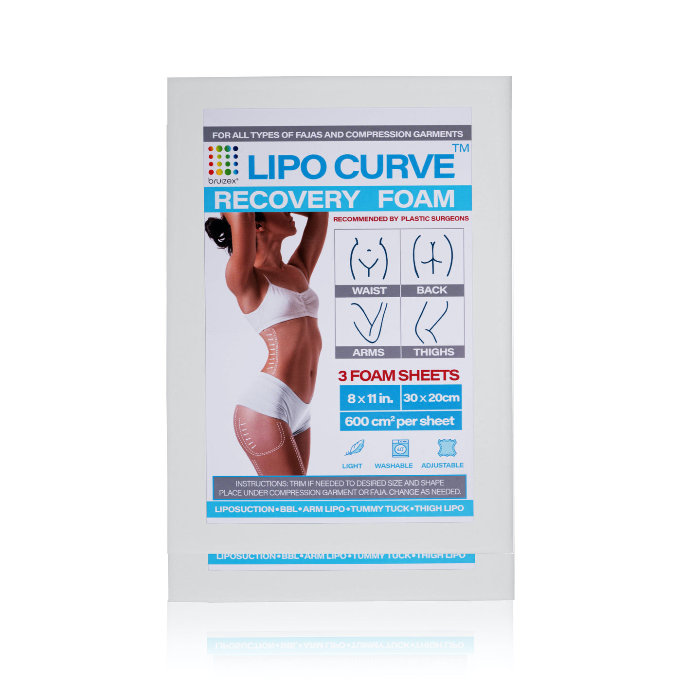 Lipo Curve Foam Pads