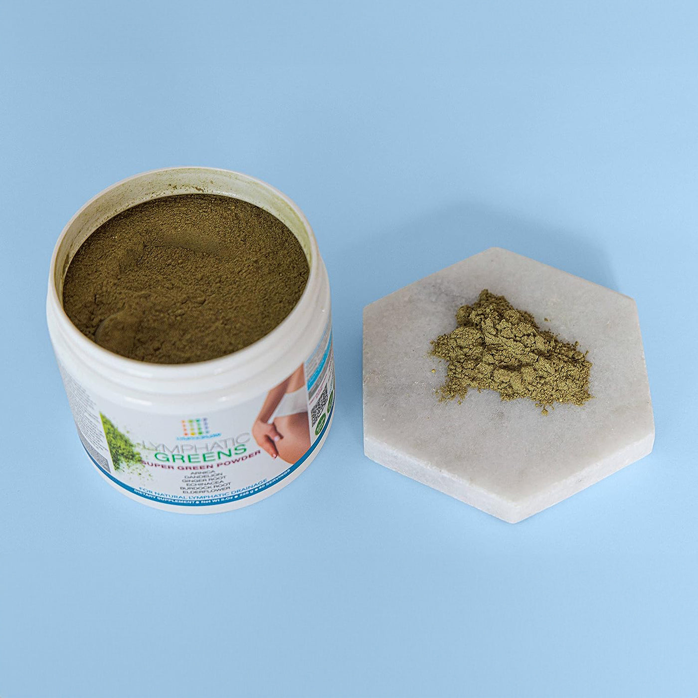 Lymphatic Greens: Super Green Powder (Wholesale) | 16 Units