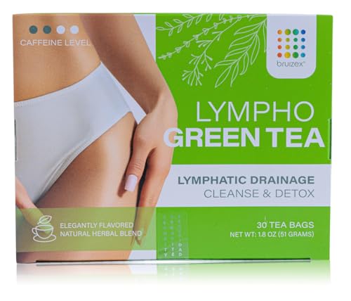 Lymphatic Tea: natural herbal tea blend for lymphatic system health, support & drainage, cleanse and detox I For liposuction, BBL, tummy tuck, lipedema, lymphedema I 30 Tea Bags