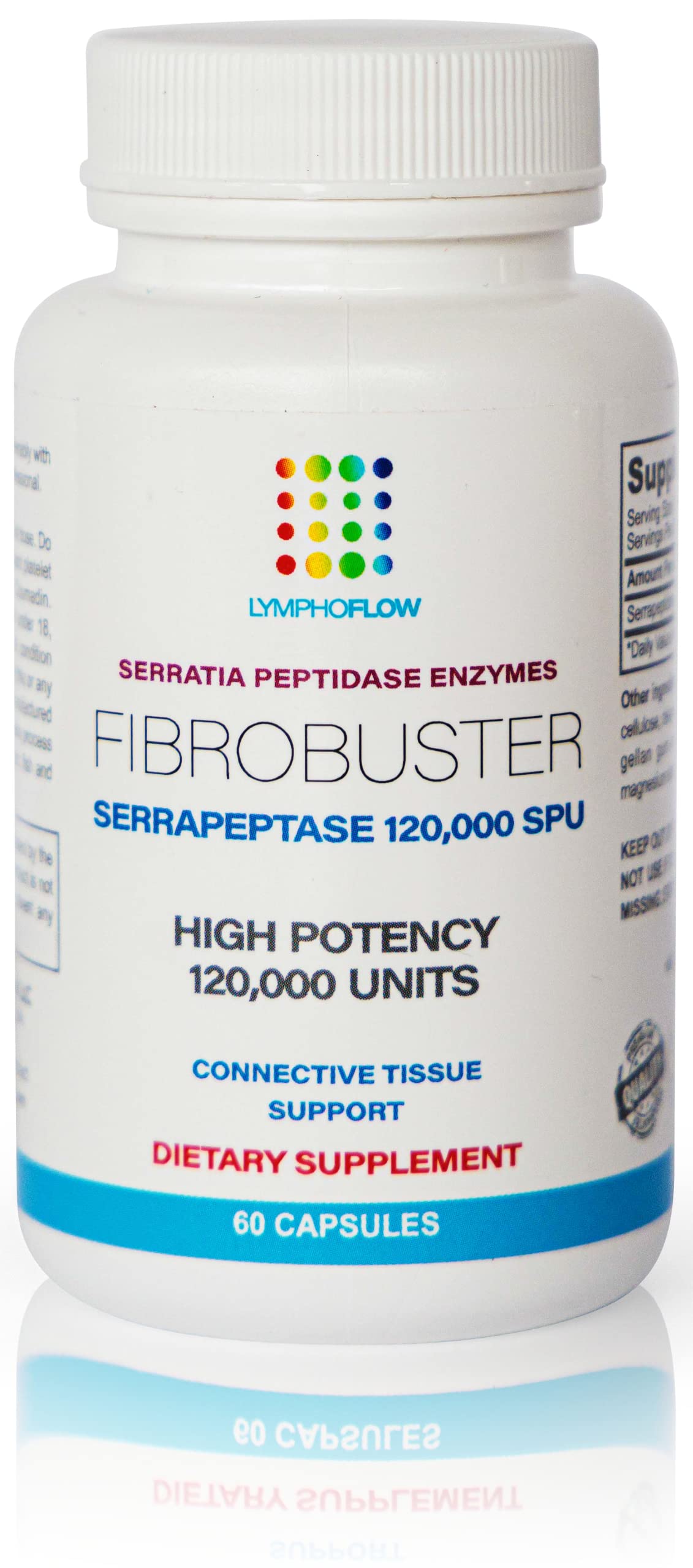 Bruizex FibroBuster: Serrapeptase Proteolytic Enzymes 120,000 SPU, Fibrosis Treatment, Scar & Keloid Removal Supplement for Post Surgery Recovery, Immune Support Supplement, 60 Capsules